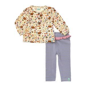 Lilly And Sid Girls  Animals Tunic & Legging Set